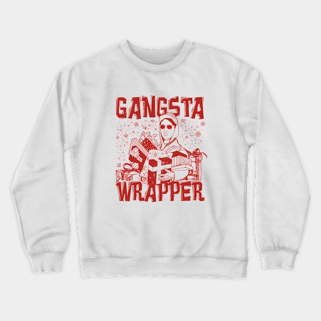 Gangsta Wrapper Crewneck Sweatshirt by manospd